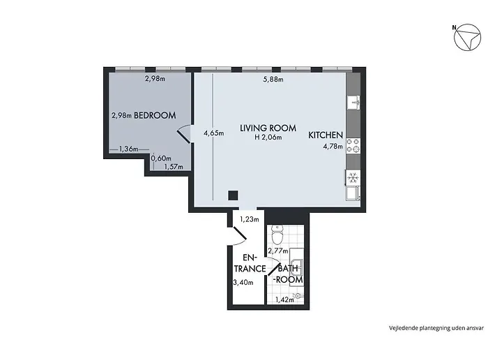Regent 4- Cute 1-bdr In Centre Of * Copenaghen